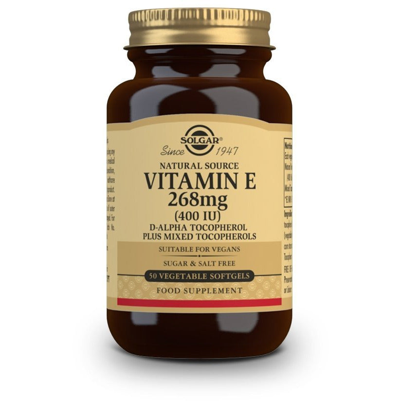 Solgar - Vitamina E 400 Ui (268Mg.) - 50 Cápsulas Blandas - Biopharmacia, Parafarmacia online