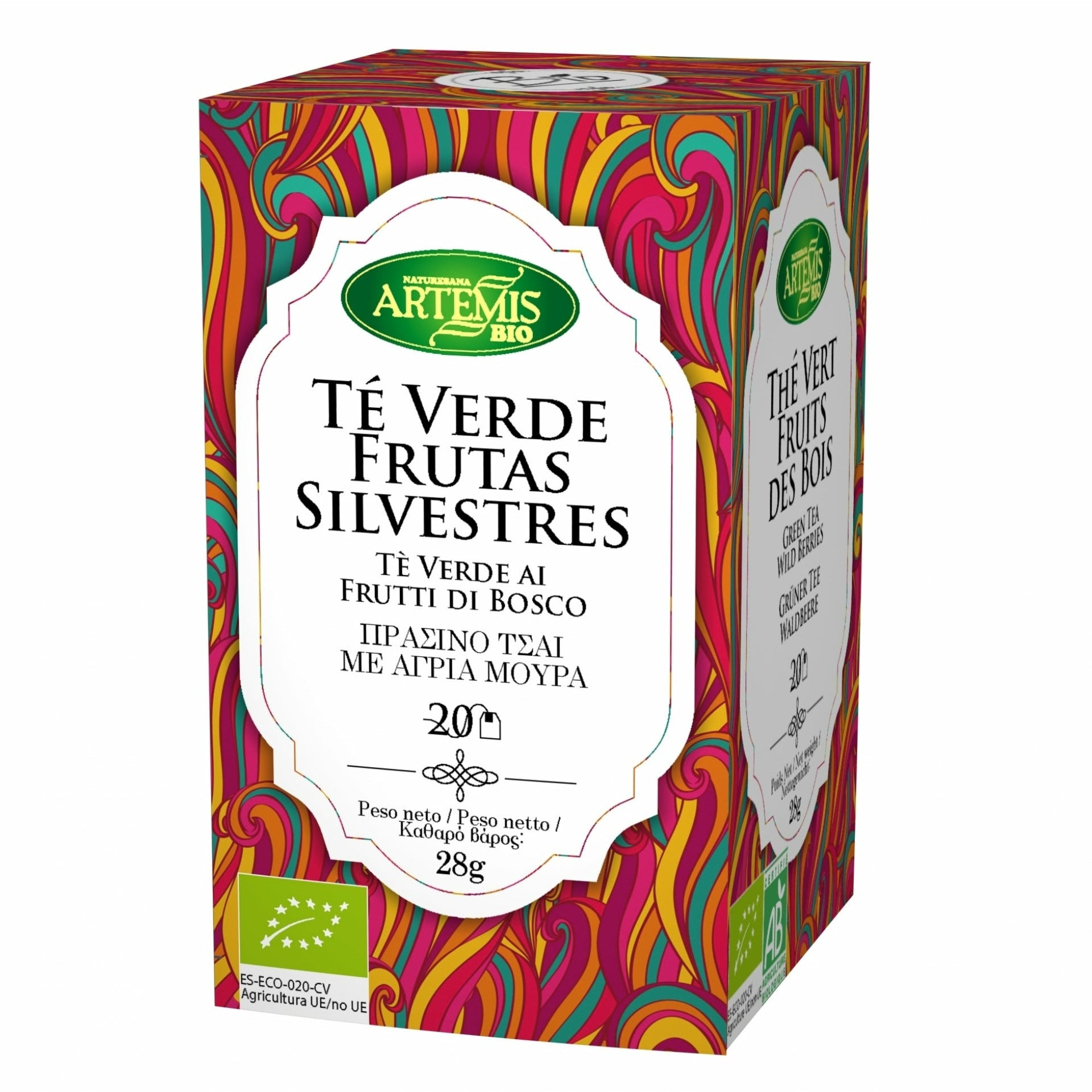 Artemis-Bio-Té-Verde-Frutas-Silvestres-20-Filtros-Biopharmacia,-Parafarmacia-online