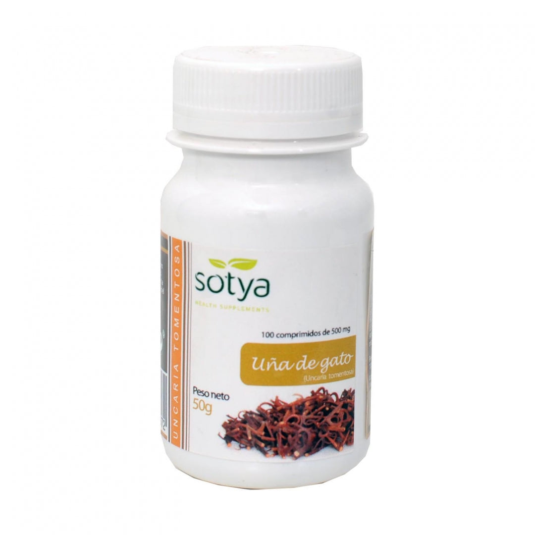 Sotya-Uña-De-Gato-500-Mg-100-Comprimidos-Biopharmacia,-Parafarmacia-online