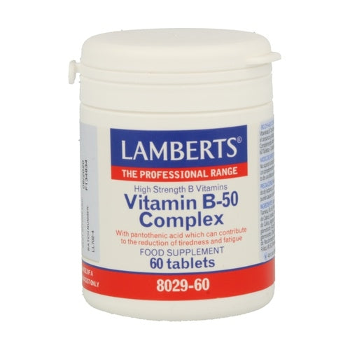 Lamberts-Vitamina-B-50-Complex-60-Cápsulas-Biopharmacia,-Parafarmacia-online