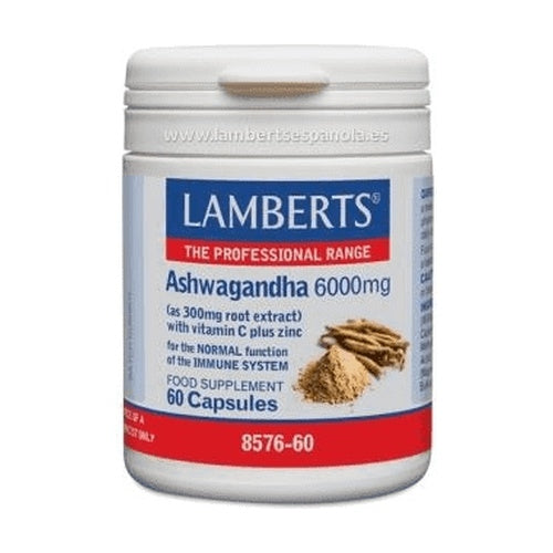 Lamberts-Ashwagandha-6000Mg-60-Cápsulas-Biopharmacia,-Parafarmacia-online