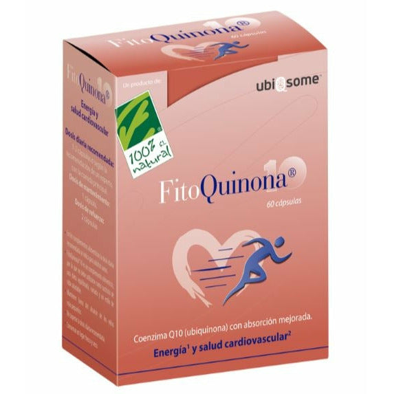 100%-Natural-Fitoquinona®10.-Caja-Con-60-Cápsulas-Biopharmacia,-Parafarmacia-online