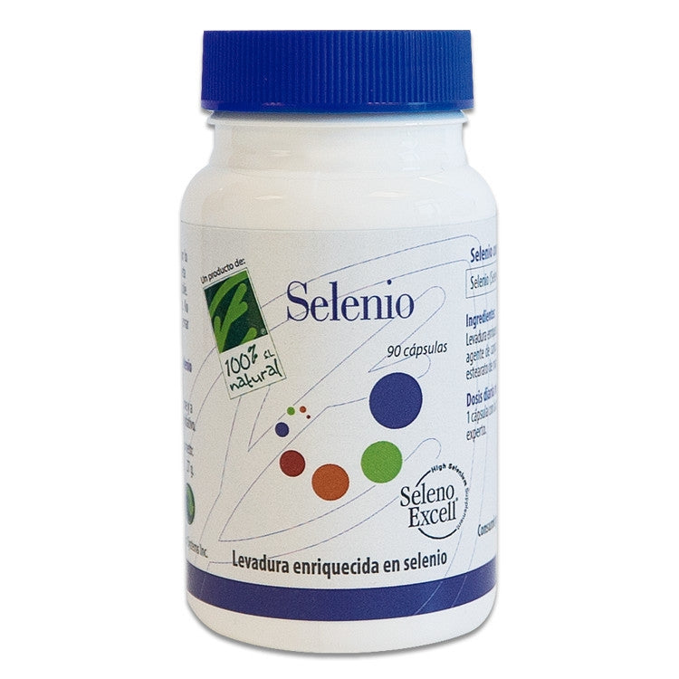 100%-Natural-Selenio-90.-Bote-Con-90-Cápsulas-Biopharmacia,-Parafarmacia-online